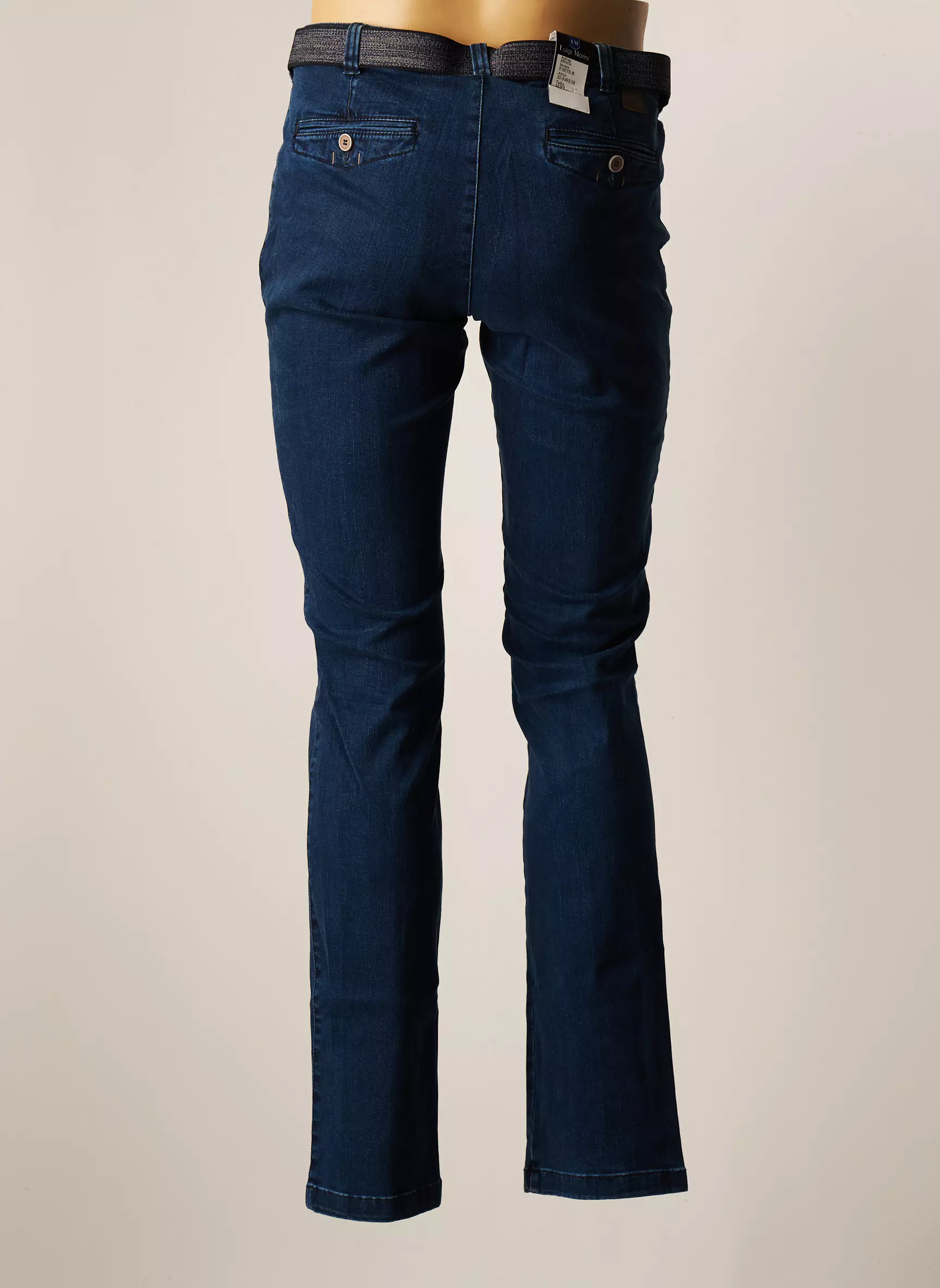 Luigi Morini Pantalons Chino Homme couleur bleu