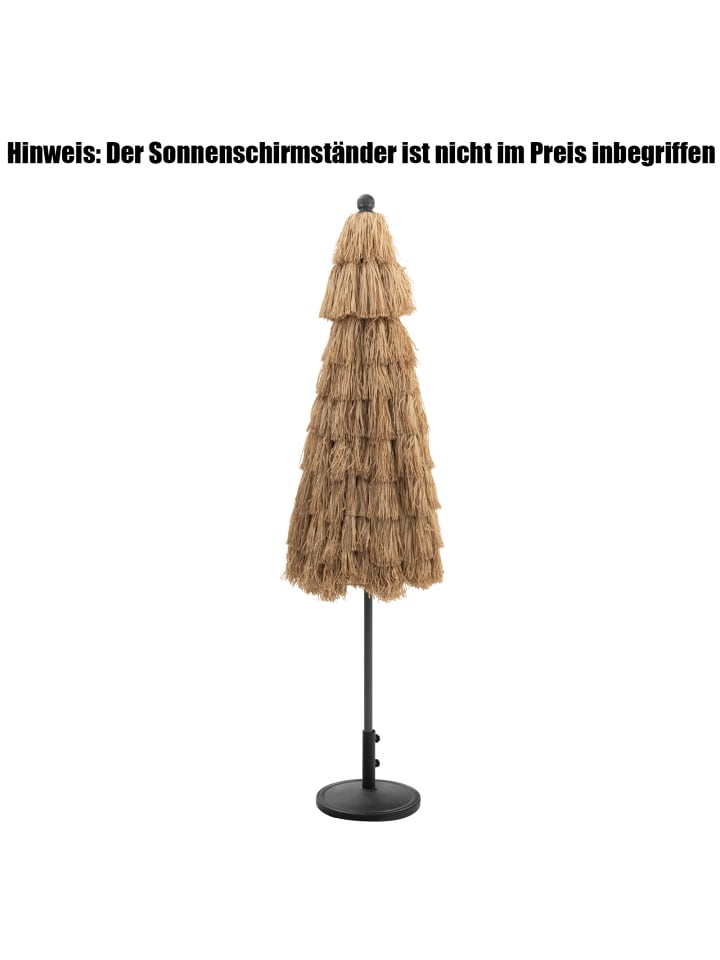 COSTWAY Sonnenschirm Hawaii 270 cm in Braun günstig kaufen onesize