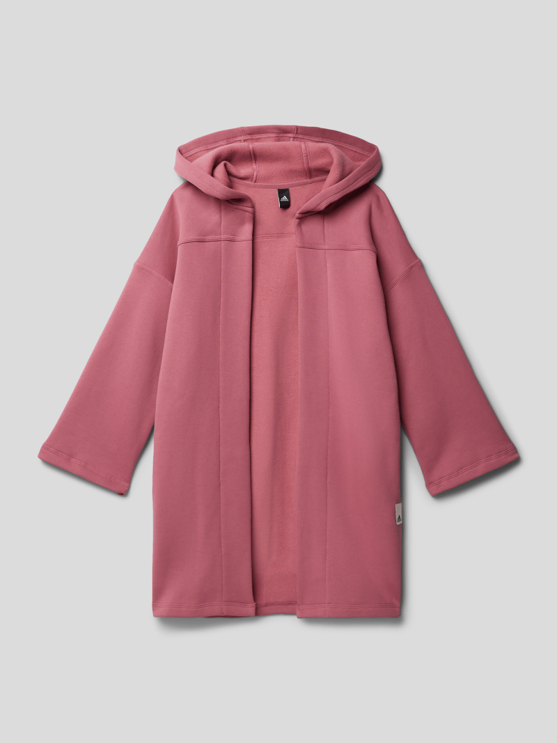 Jacke mit Kapuze in altrosa