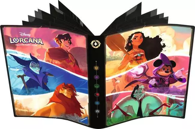 Disney Lorcana: Sammelalbum Micky, Vaiana, Cruella De Vil