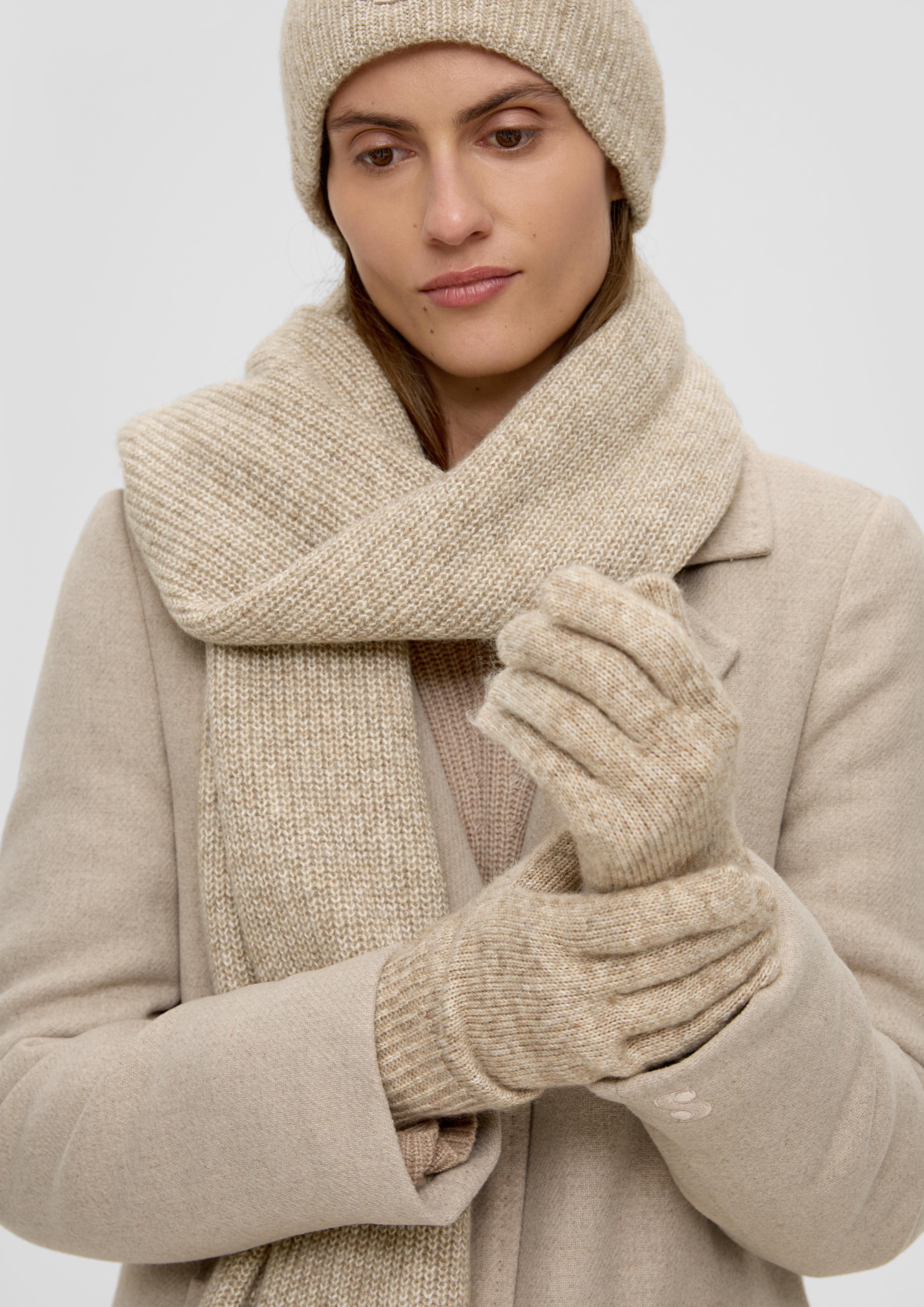 Strickhandschuhe mit Wolle  2133597-82W2