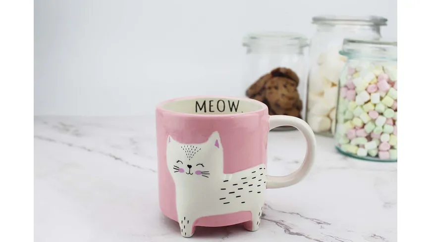 Winkee Tasse Cute Animal Katze