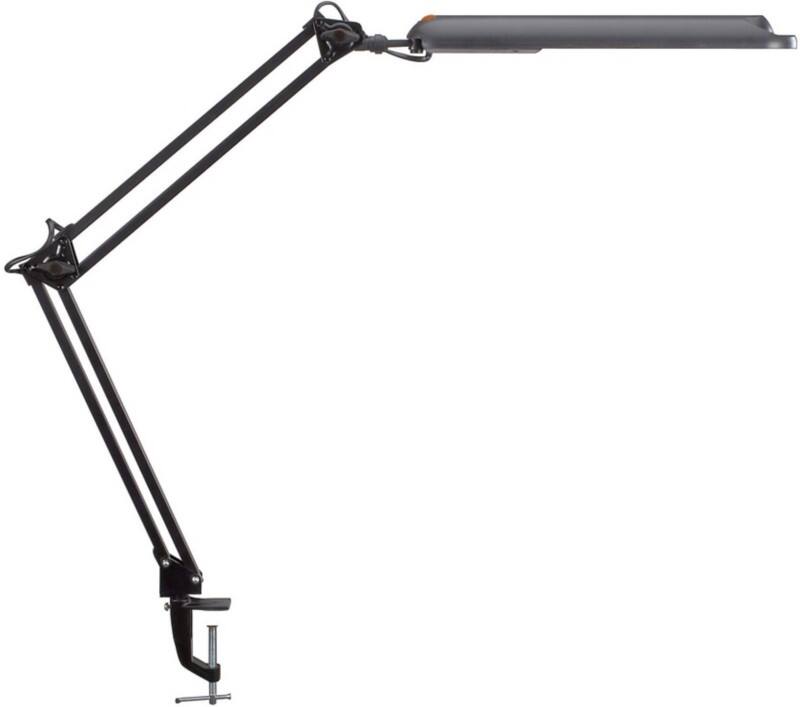 Maul Klemmbar Schreibtischlampe LED Schwarz Steckdose 70 x 770 x 380 mm