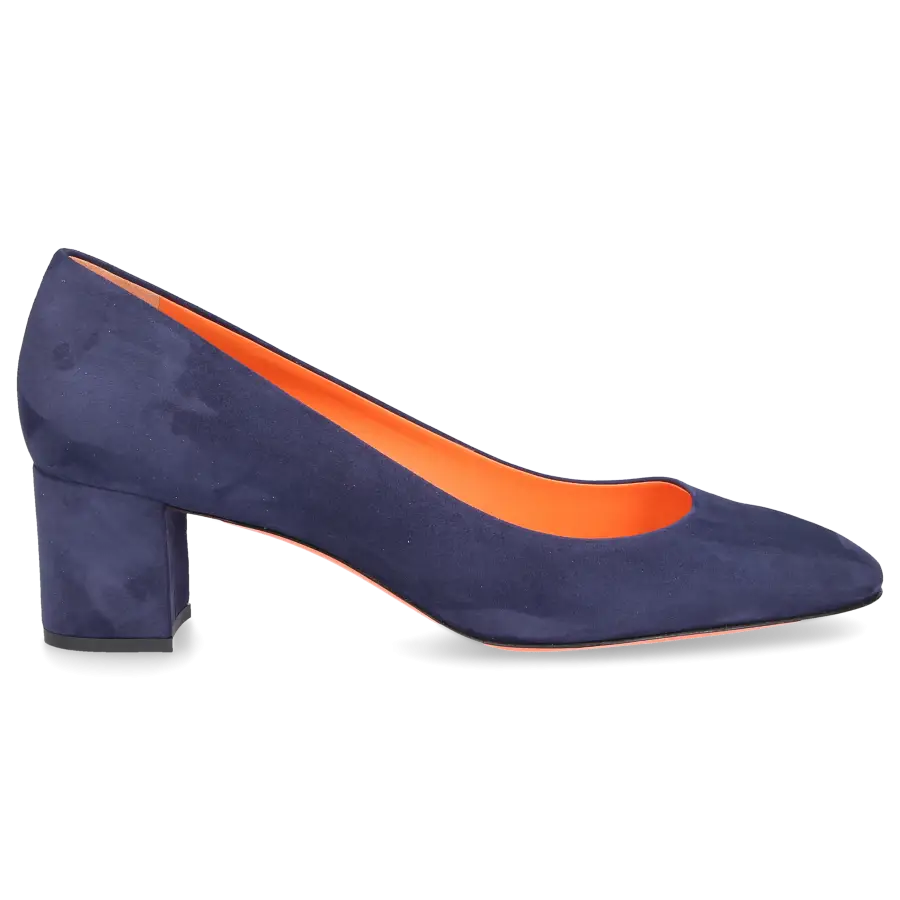 Santoni - Pumps 59621 Veloursleder - blau