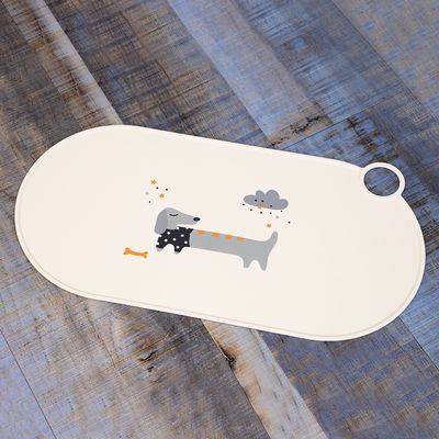 TIAKI Silikon Napfunterlage Aston Dachshund