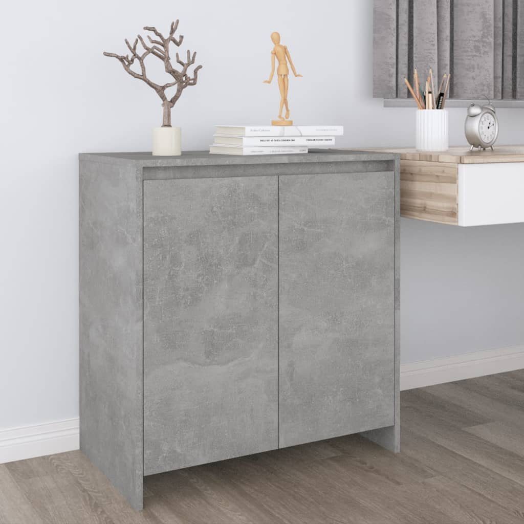vidaXL Sideboard Sideboard Betongrau 70x41x75 cm Holzwerkstoff (1 St)