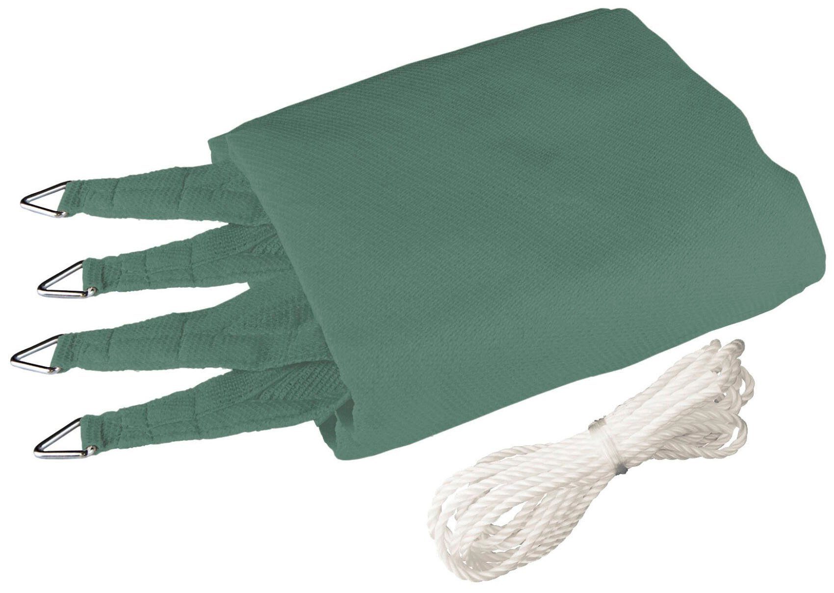 Windhager Sonnensegel Capri Quadrat, 4x4m, olive