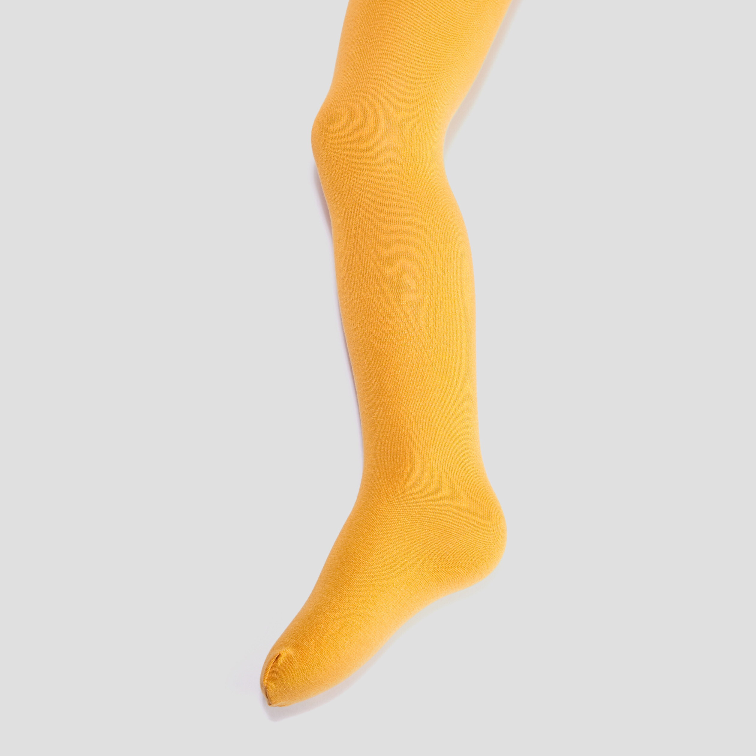 Collants jaune moutarde fille | La Halle