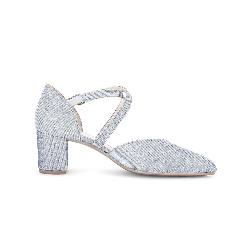 Gabor fashion Spangenpumps blau