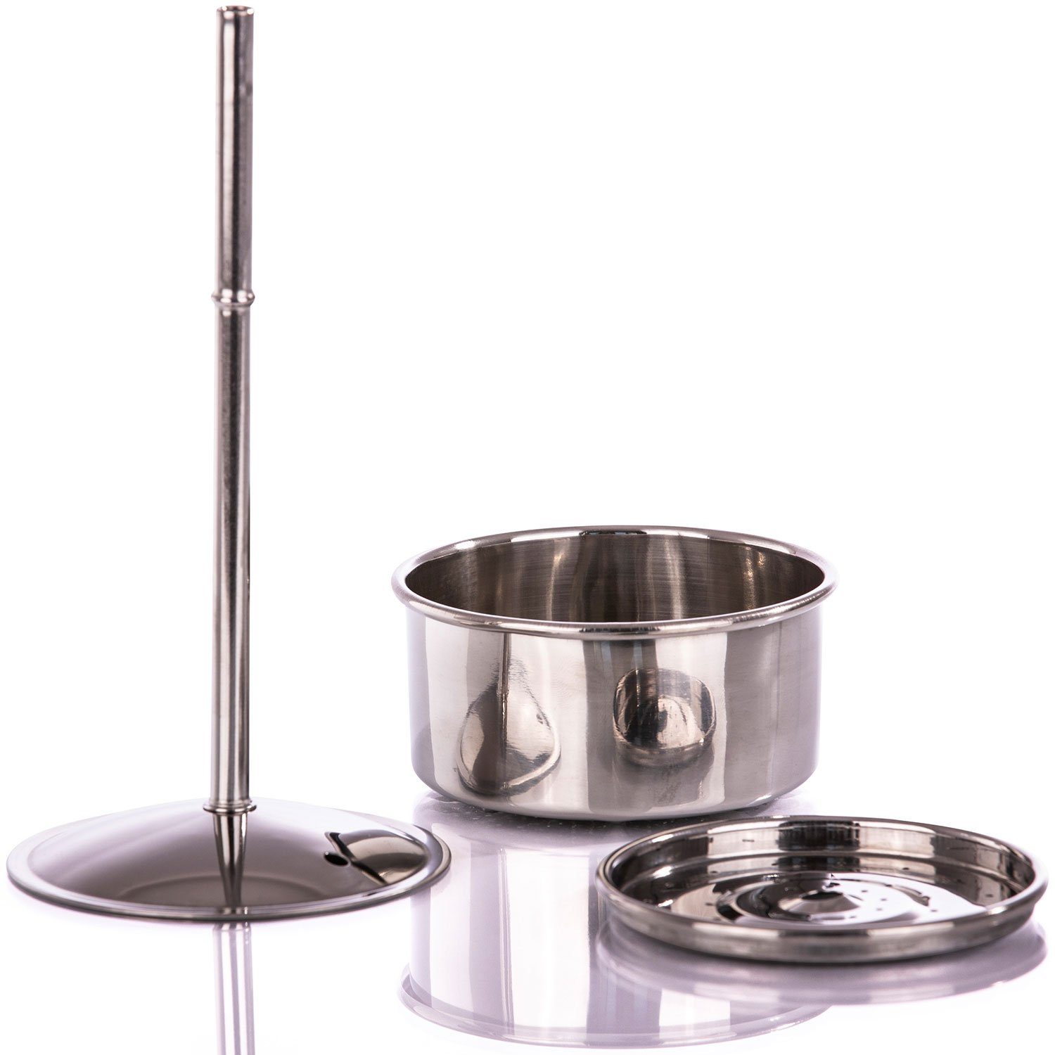 Petromax Perkolator Outdoor Geschirr-Set Perkolator+Becher+Schüssel+Teller in schwarz, 7 teilig Vorteils-Set