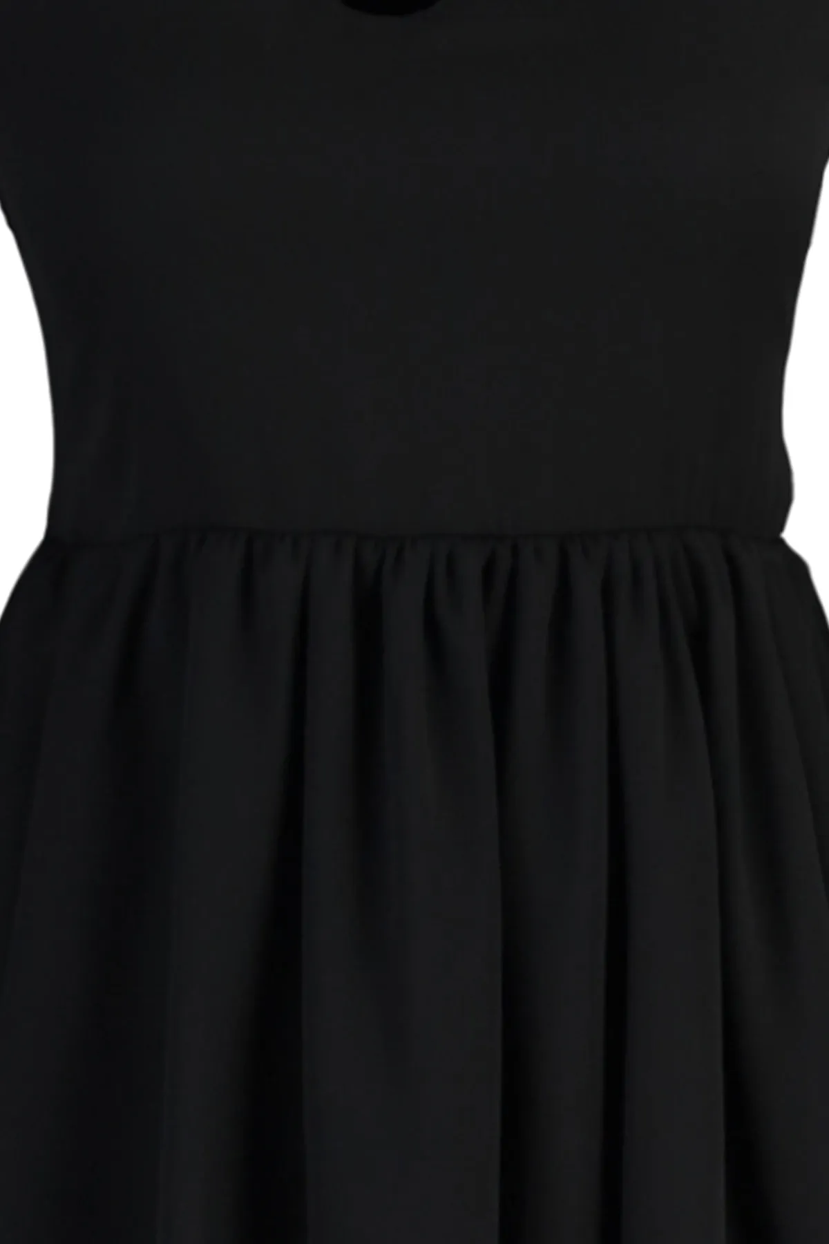 Trendyol Collection  Schwarzes Minikleid aus Chiffon mit Futter TWOAW23EL00846