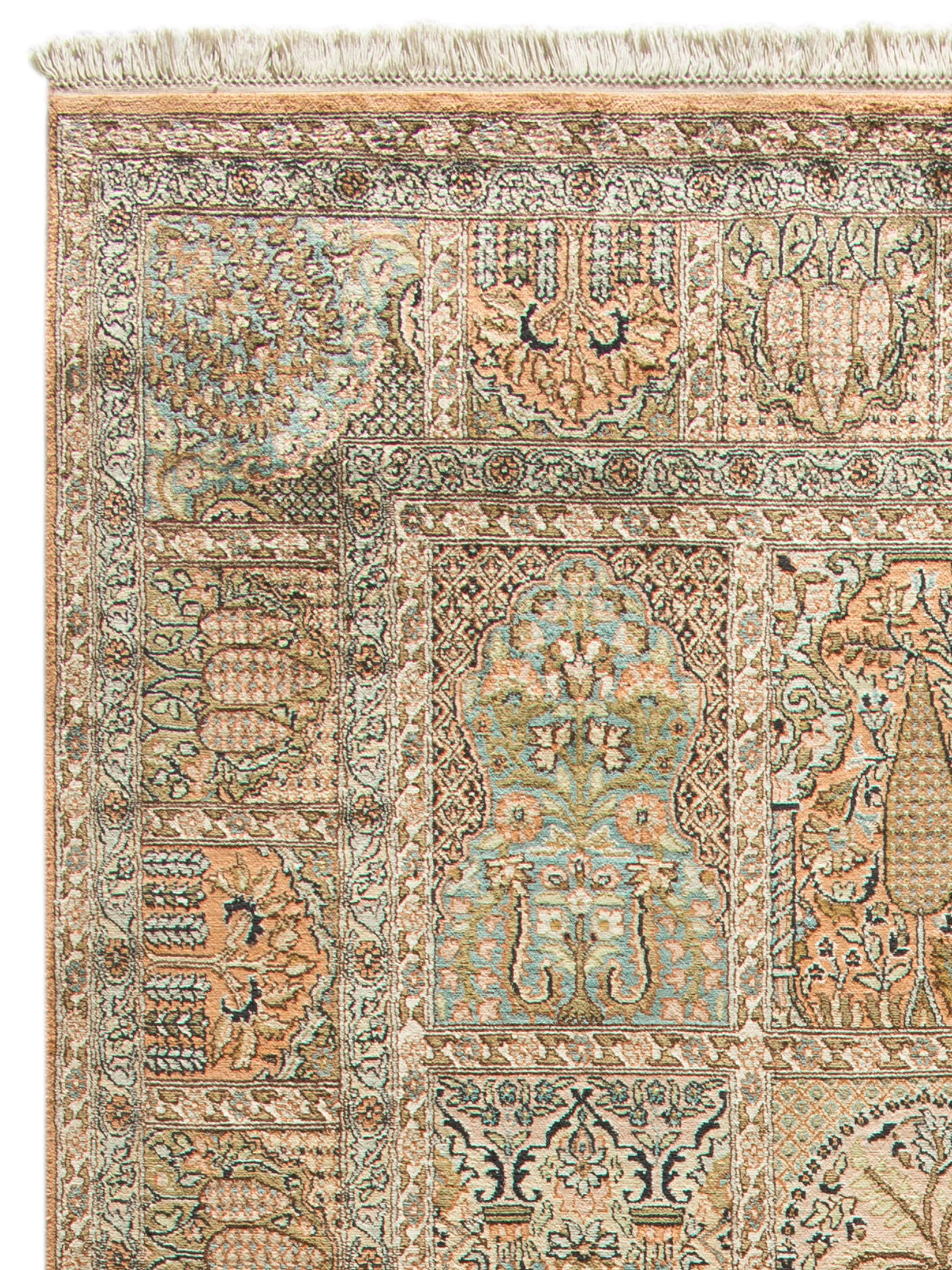 Kaschmir Seide 18/18 ca. 235 x 356 cm, Unikat / Einzelstück