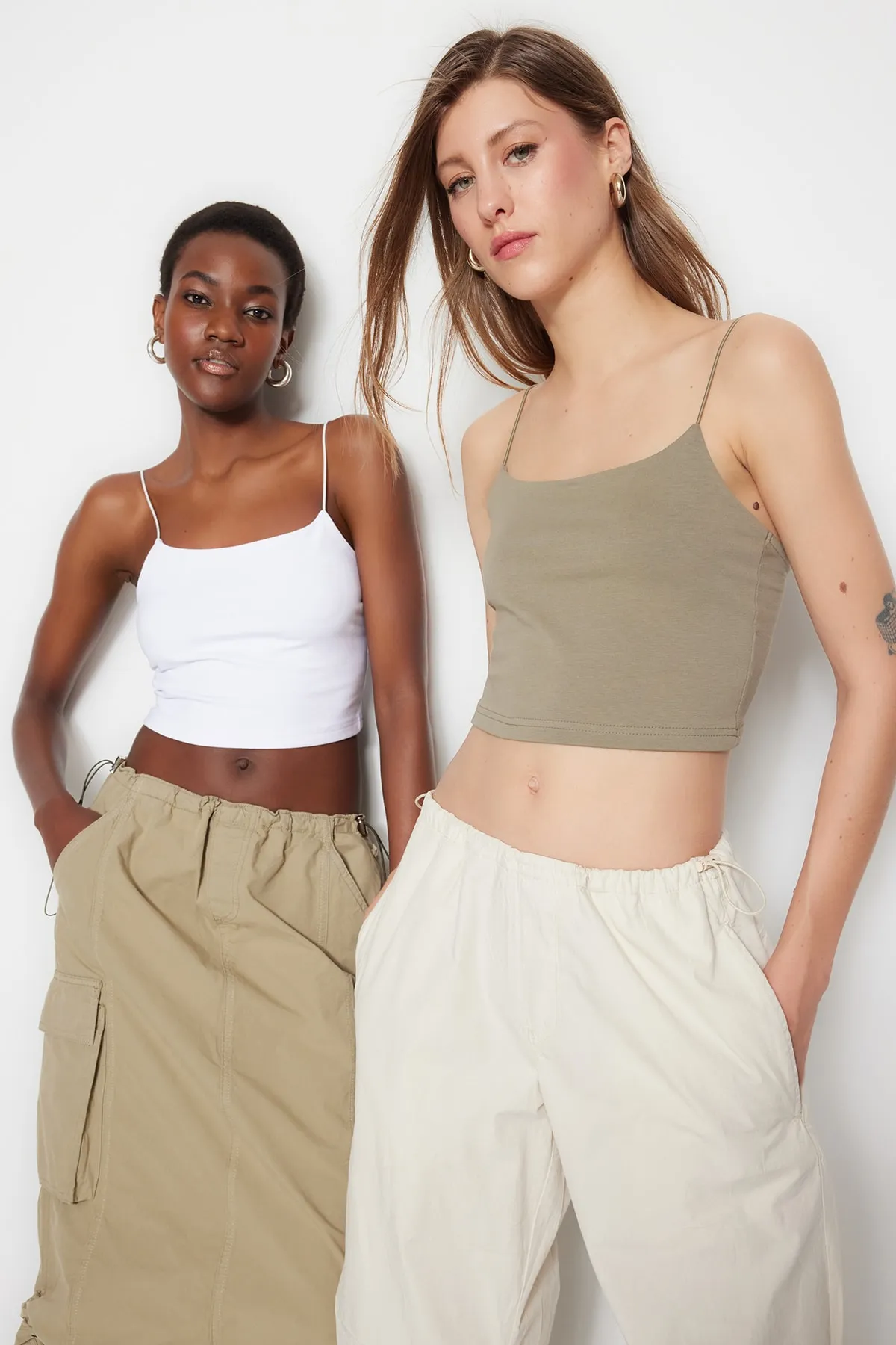 Trendyol Collection  Unterhemd - Khaki - Slim Fit