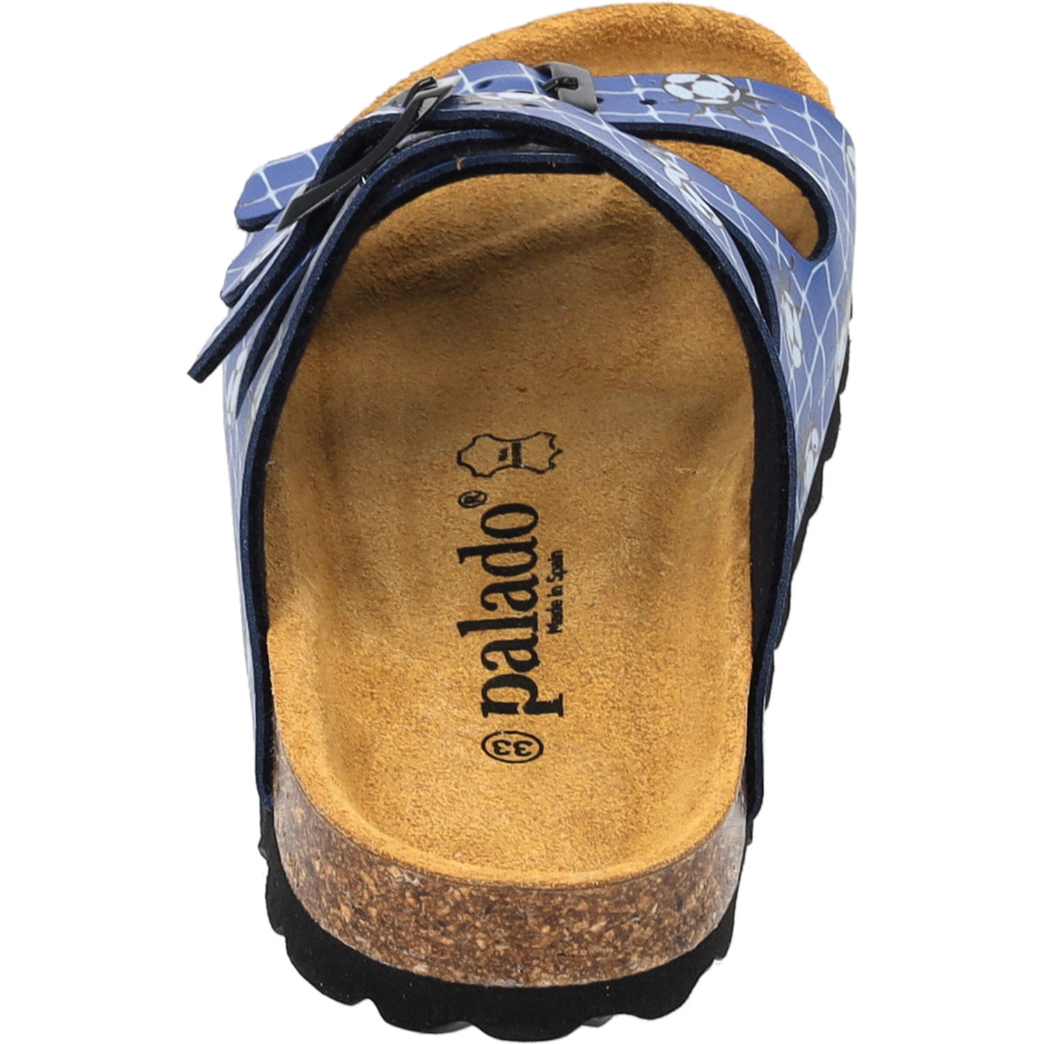 Palado Kids Capri B Print, Pantoletten, Kinder, Blau Soccer