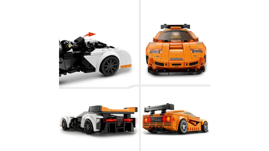 LEGO Speed Champions 76918 McLaren Solus GT & McLaren F1 LM Spielzeug