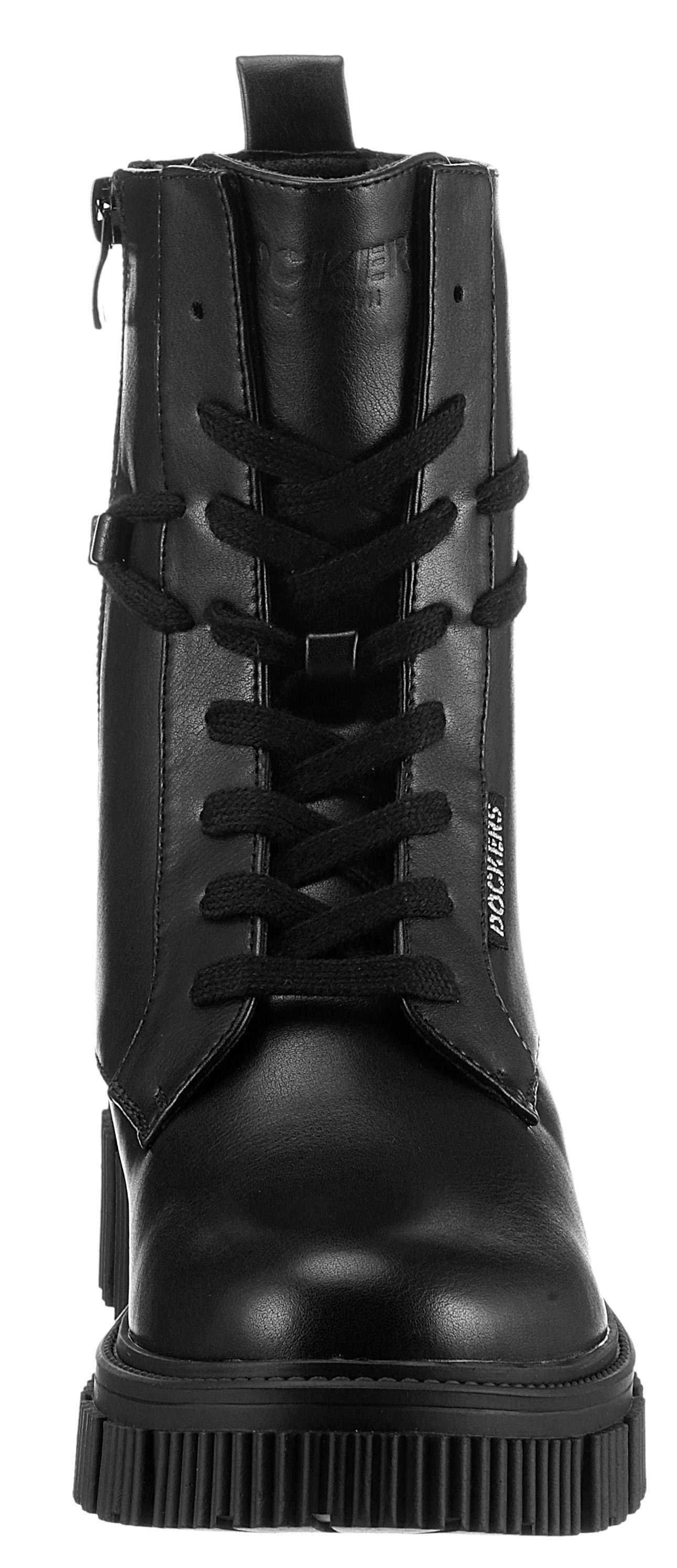 Dockers by Gerli Schnürboots mit schaftumspielender Schnürung