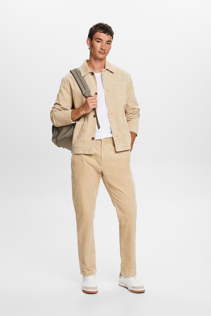 Cordhose in gerader Passform