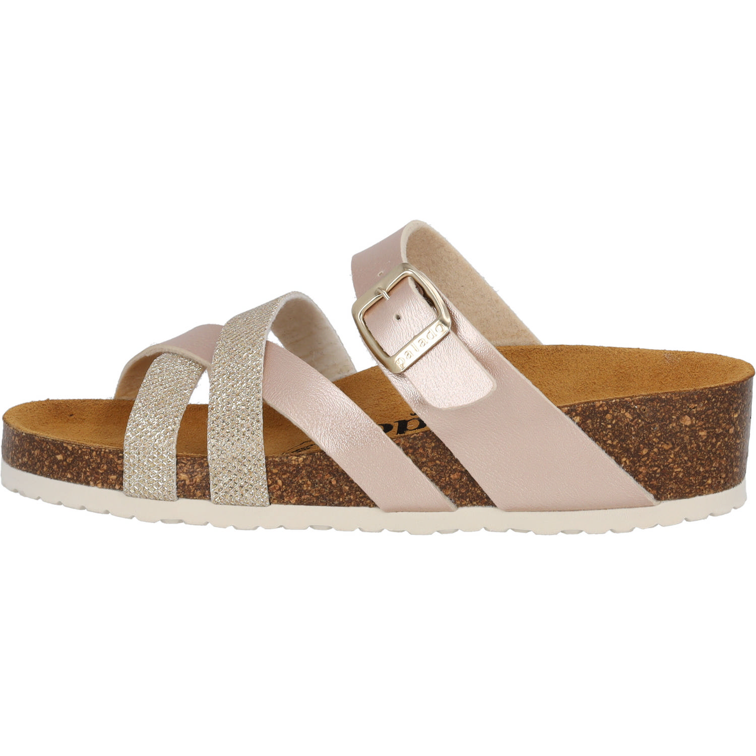 Palado Balmur, Pantoletten, Damen, Beige Metallic