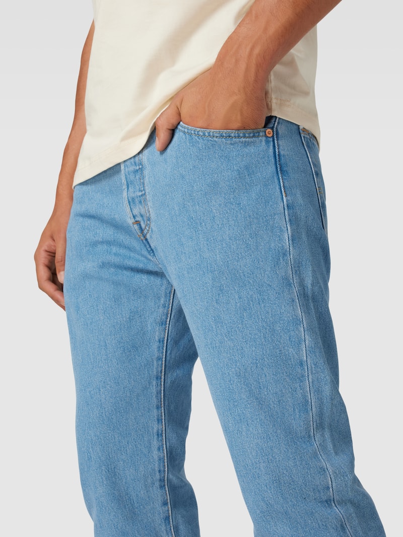 Jeans in 5-Pocket-Design Modell '501' in jeans