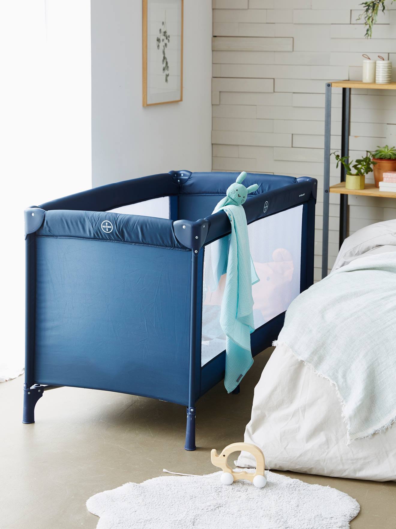 Lit parapluie First'bed gris