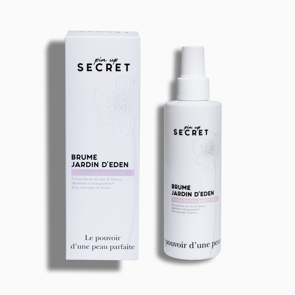 pin up secret Brume Jardin d'Eden soin visage
