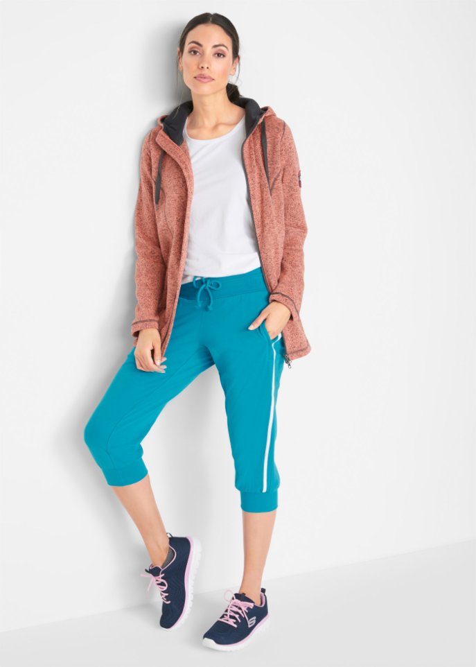 Jogginghose aus Baumwolle (2er Pack), Capri-Länge