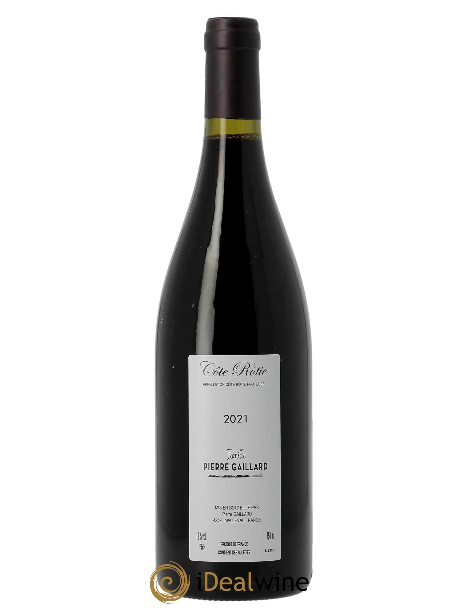 Côte-Rôtie Pierre Gaillard  2021 - Lot de 1 Bouteille