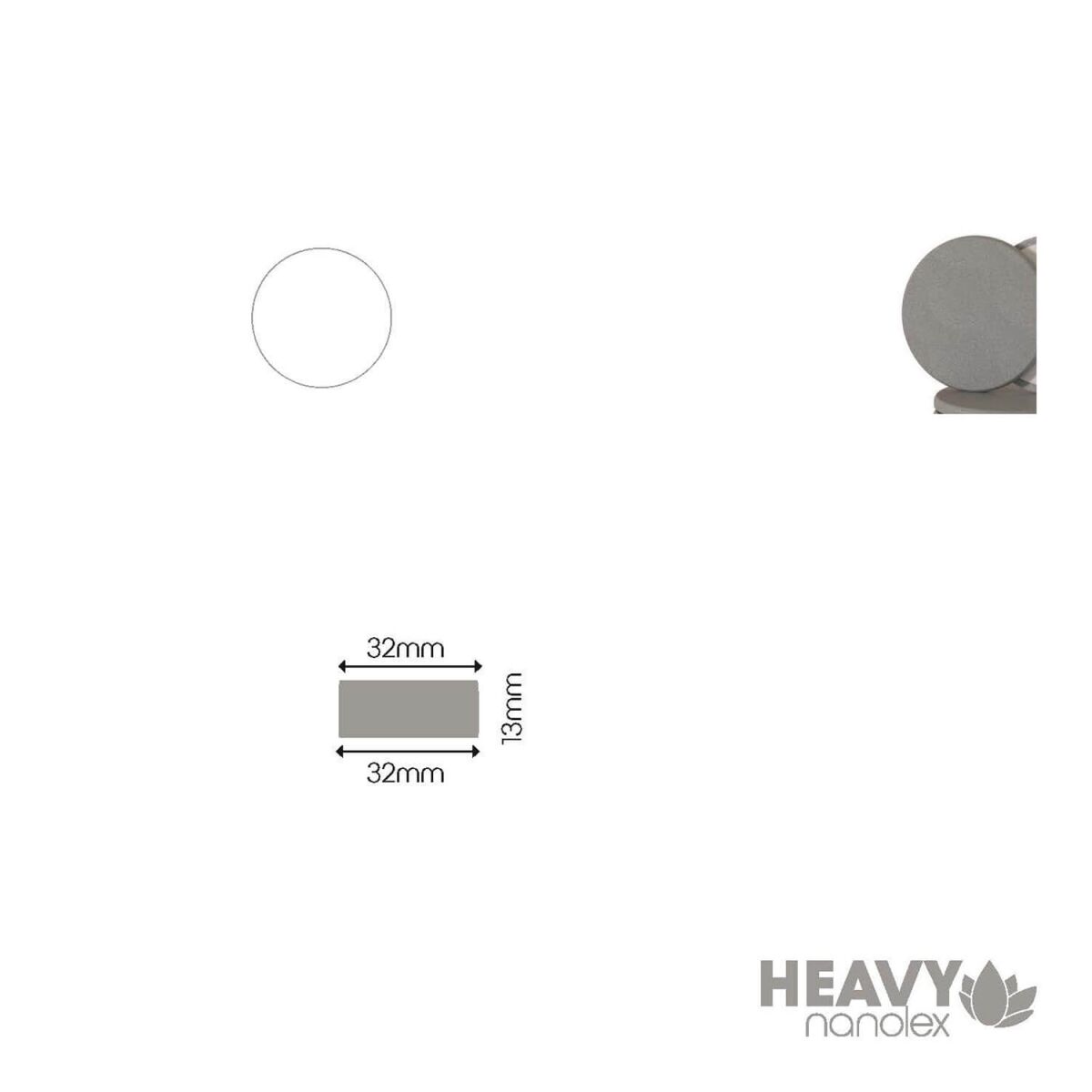 Nanolex Polierpad Heavy 30mm dünn hart 5Stk.