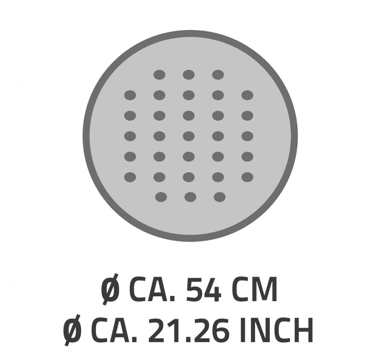 Ridder Duscheinlage ca. ø 54 cm Lense transparent