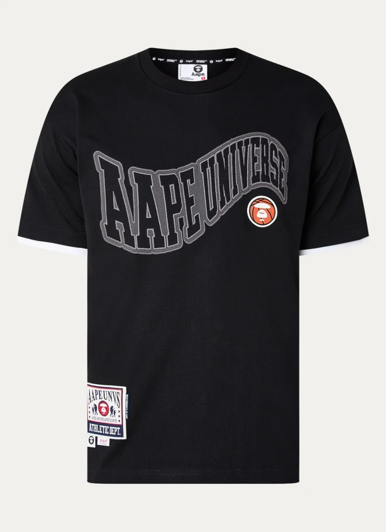 Aape Fancy Wave -t-paita, jossa logobrodeeraus