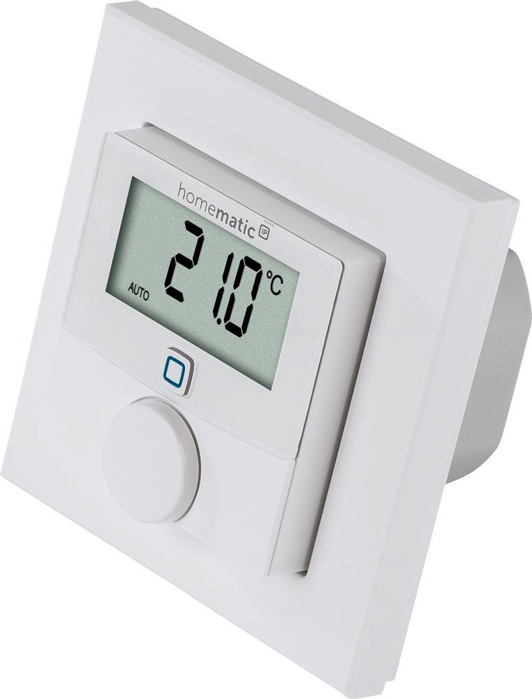 Homematic IP Heizkörperthermostat Wandthermostat mit Schaltausg. für Markenschalter (150628A0)