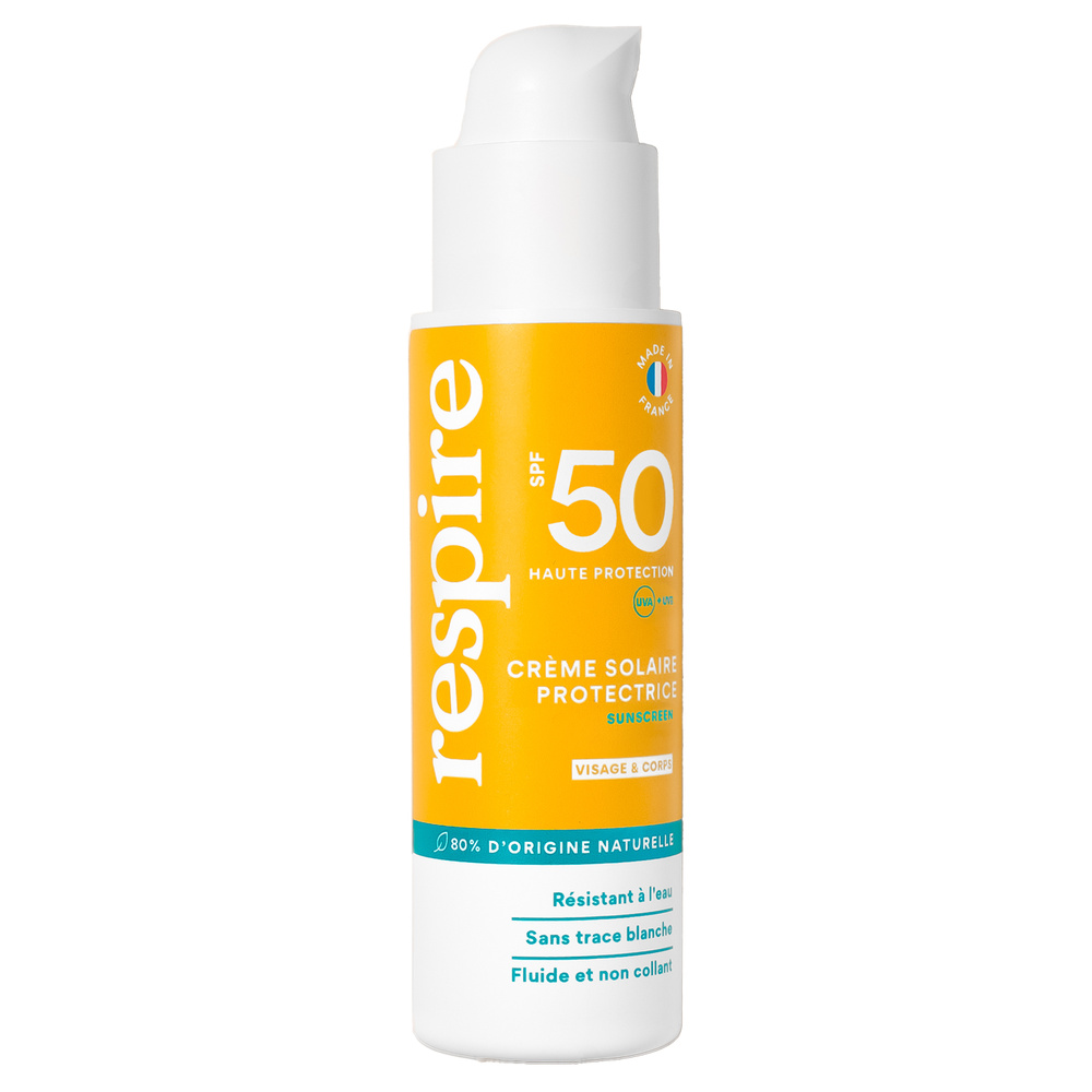 Respire Crème Solaire Protectrice SPF 50 PROTECTION SOLAIRE