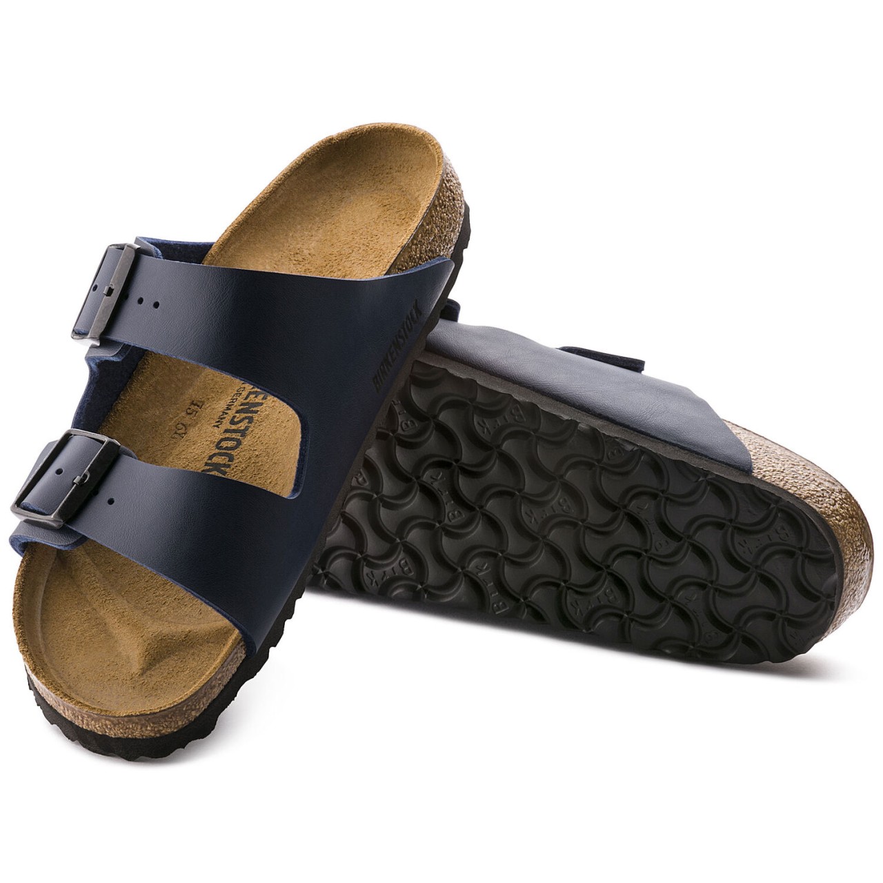 BIRKENSTOCK Pantoletten blau Arizona