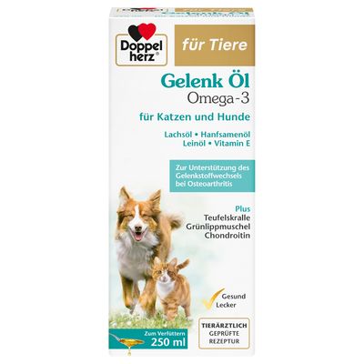 Doppelherz Gelenk Öl für Katzen und Hunde