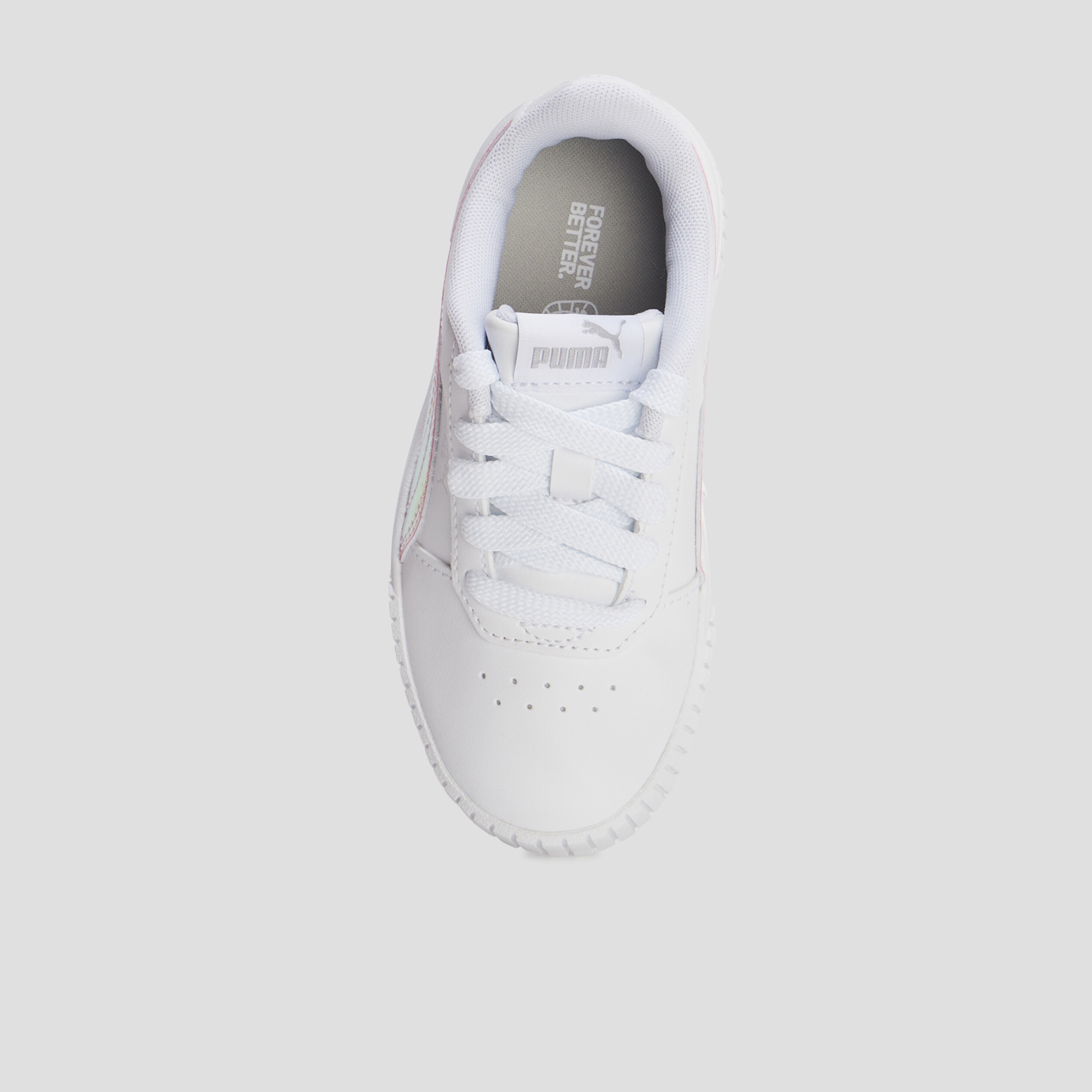 Tennis à lacets Carina Puma blanc fille | La Halle