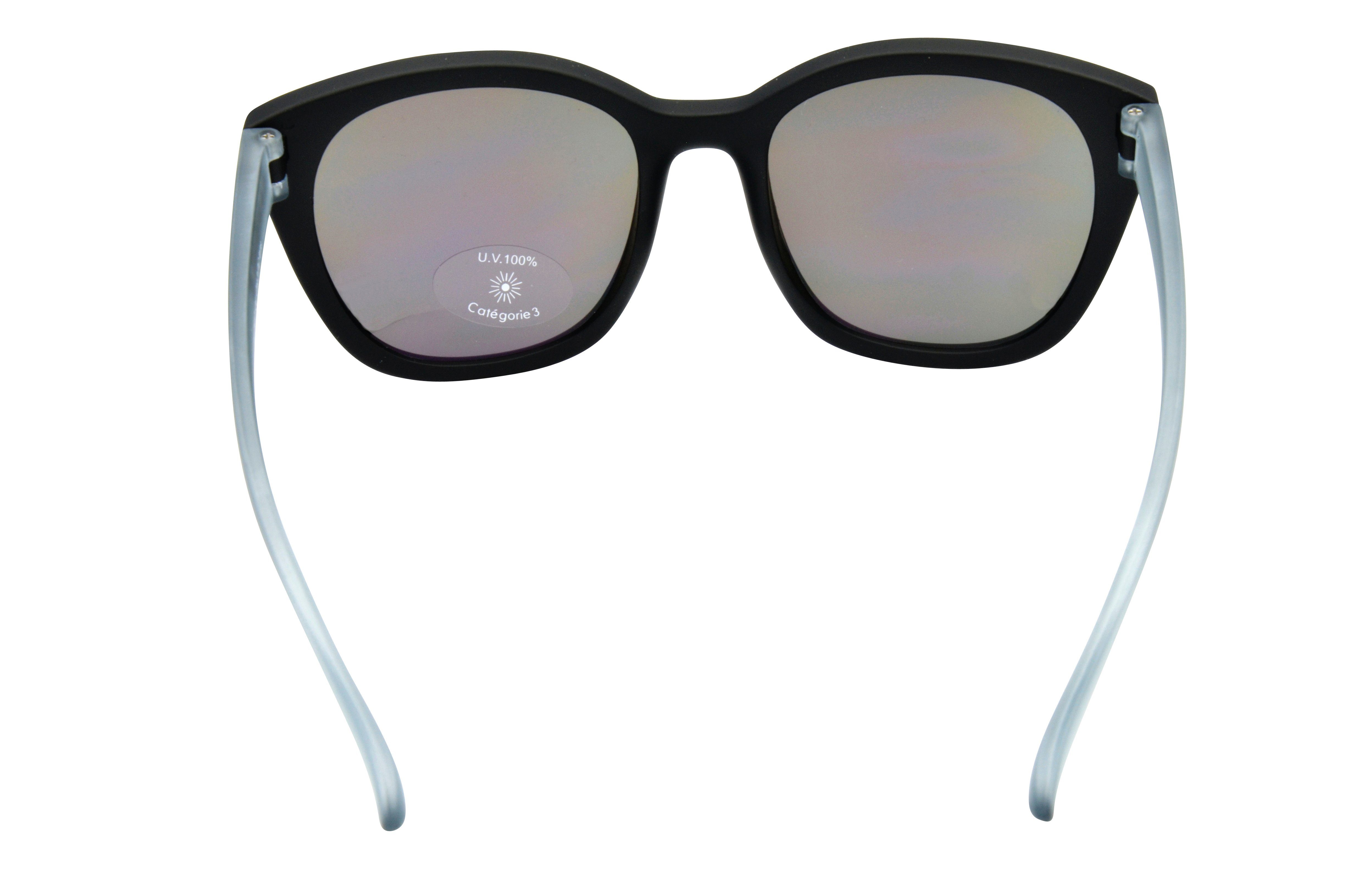 Gamswild Sonnenbrille WJ7517 GAMSKIDS Jugendbrille 8-18 Jahre Kinderbrille Mädchen Damen kids Unisex, blau, pink, grau halbtransparenter Rahmen