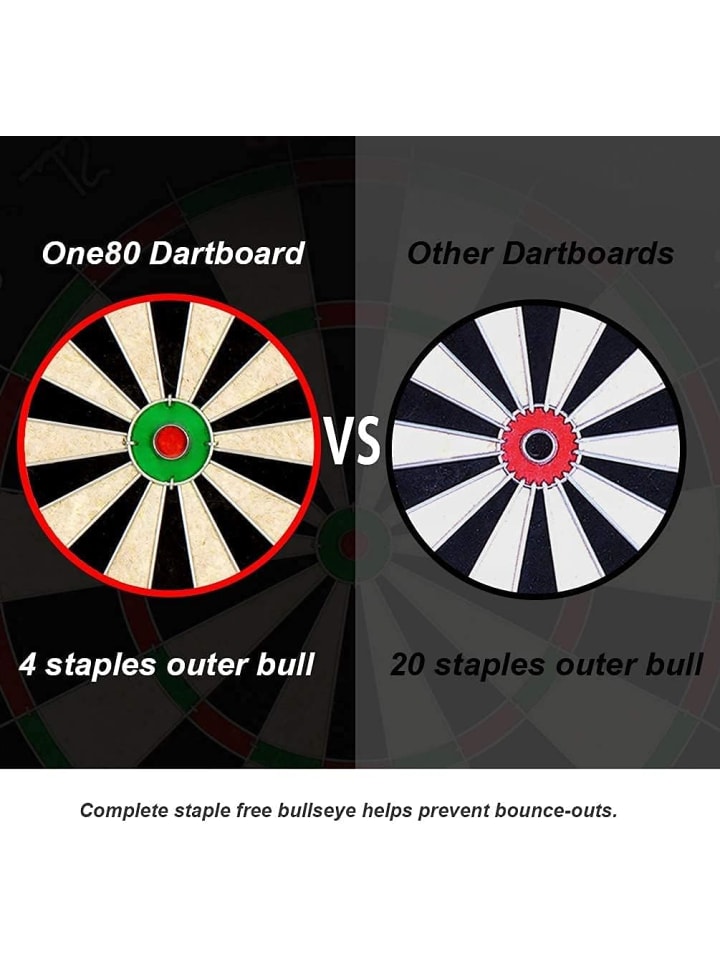 COFI 1453 Dartscheibe Schutz Auffangring für 45 cm in Schwarz günstig kaufen onesize