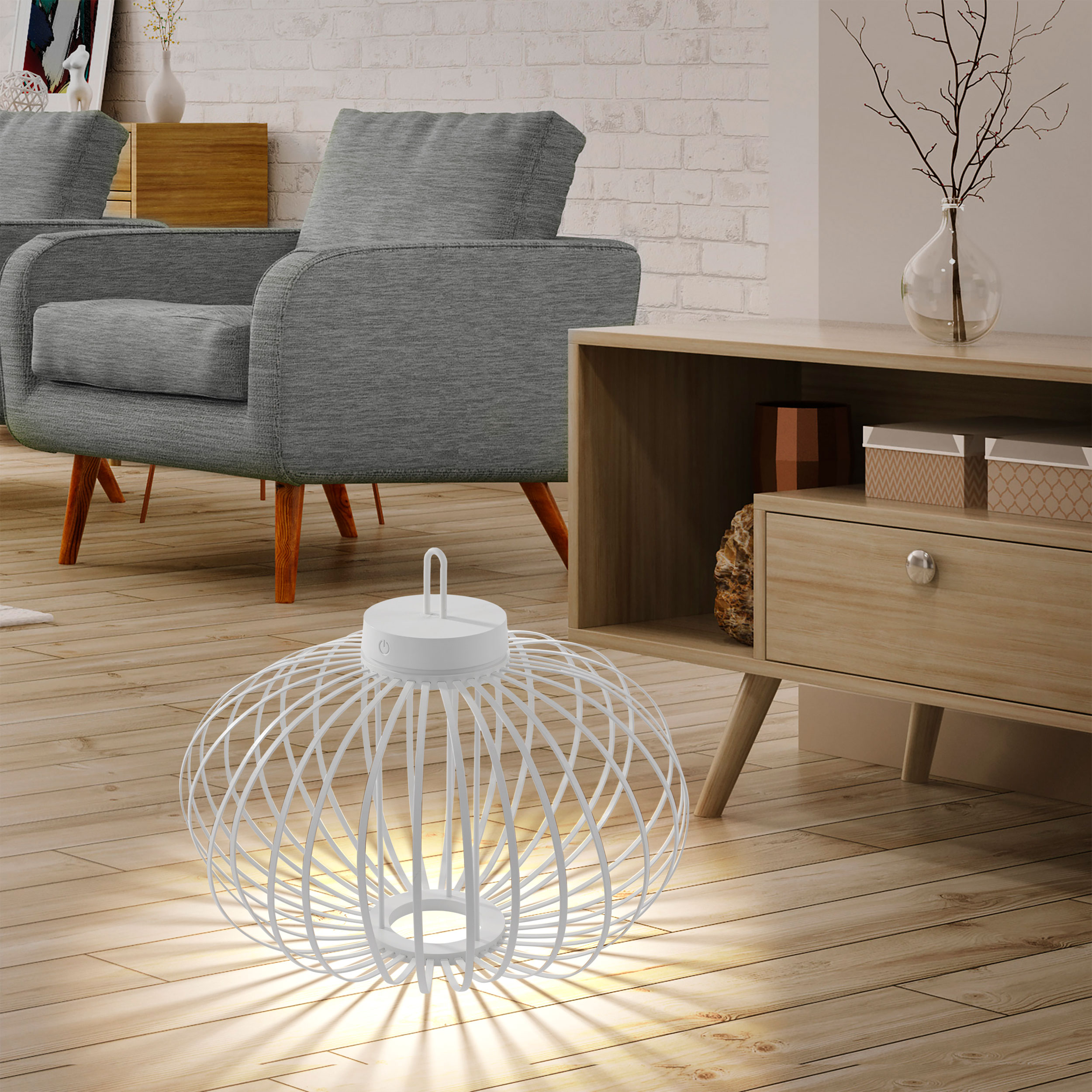 JUST LIGHT.LED-Akku-Tischleuchte 1flg