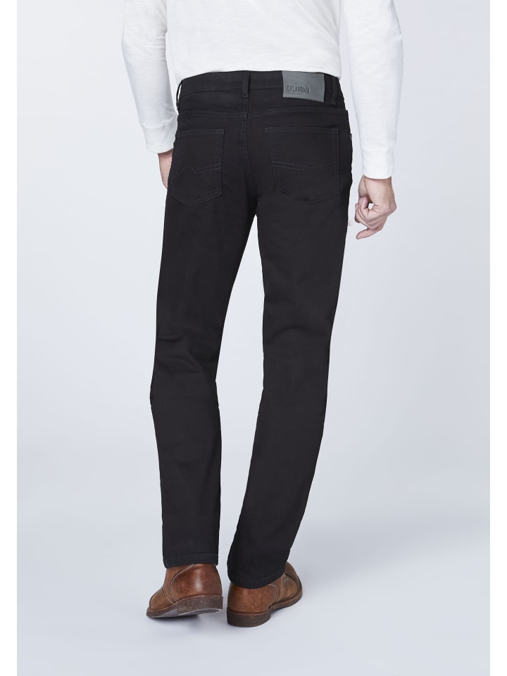 Oklahoma Premium Denim Jeans in Schwarz günstig kaufen