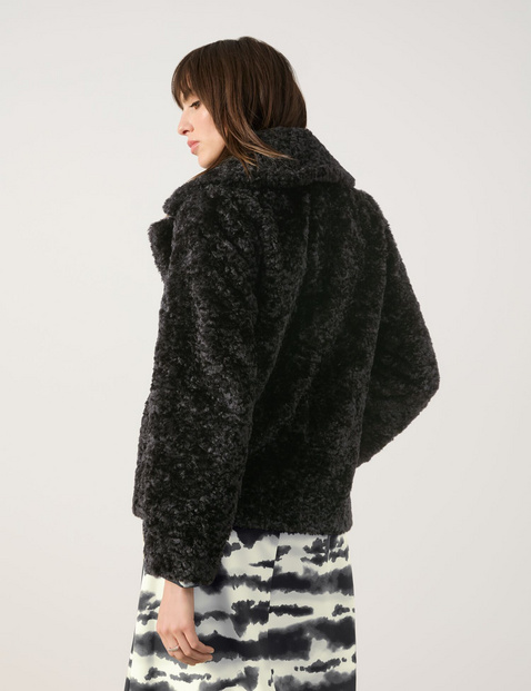 Jacke aus Teddyfell