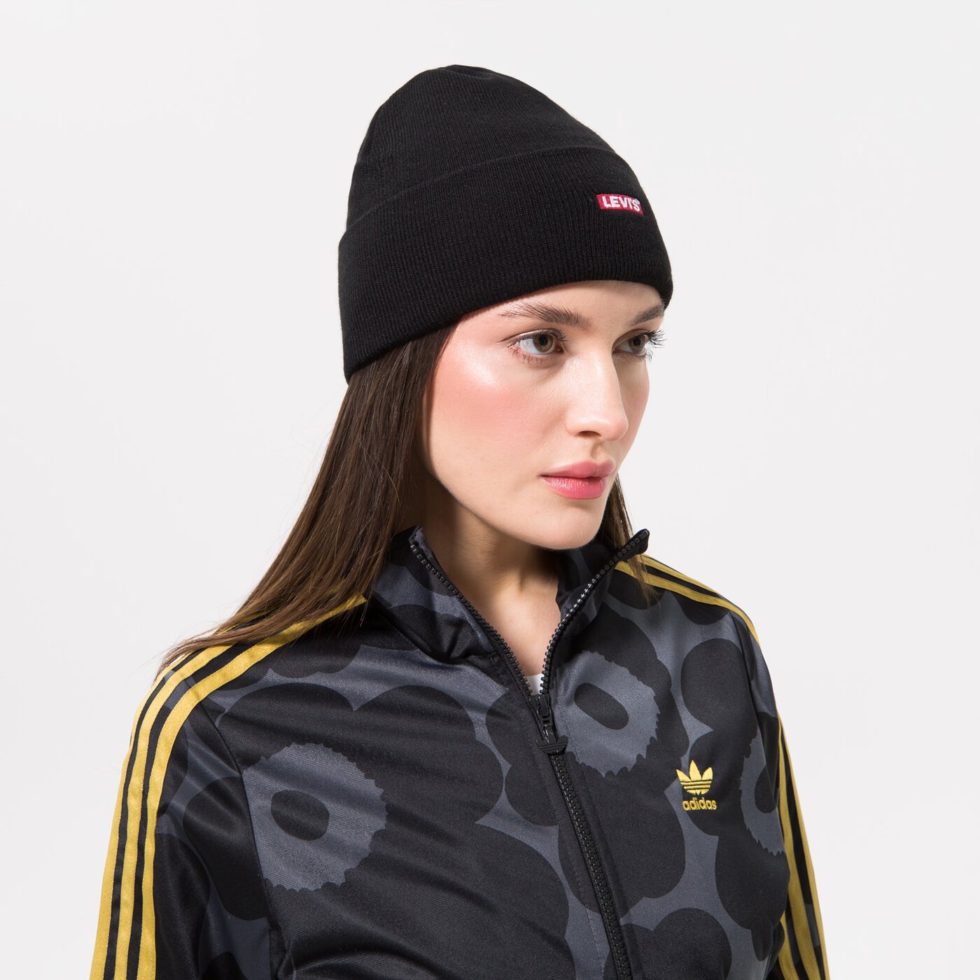 LEVI'S MÜTZE BEANIE - BABY TAB LOGO Schwarz