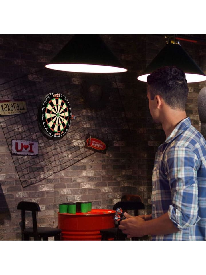 COFI 1453 Dartscheibe mit klammerfreiem Bullseye in Mehrfarbig günstig kaufen onesize