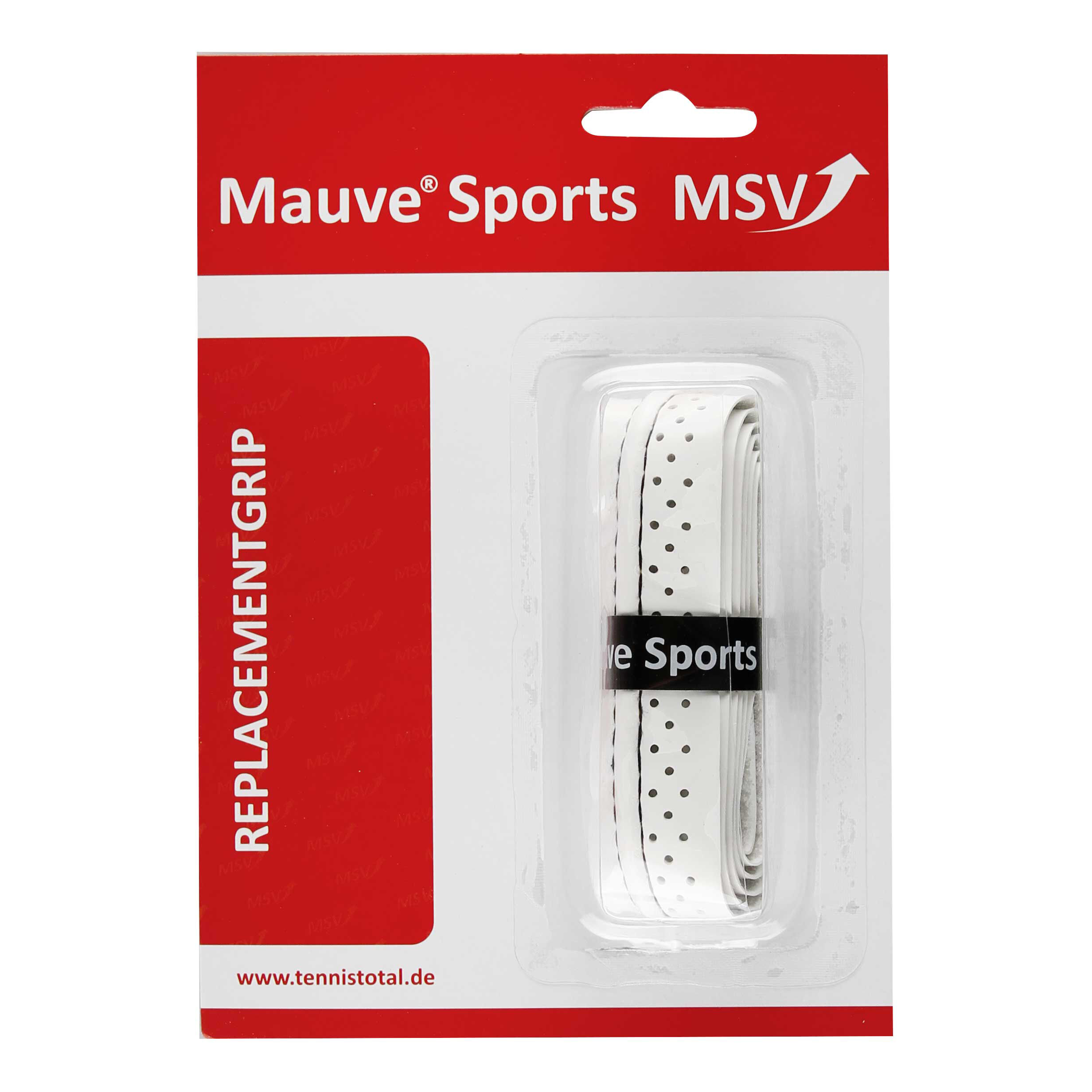 Basic Grip Soft-Stich Perforated And Stitched 1er Pack - Weiß