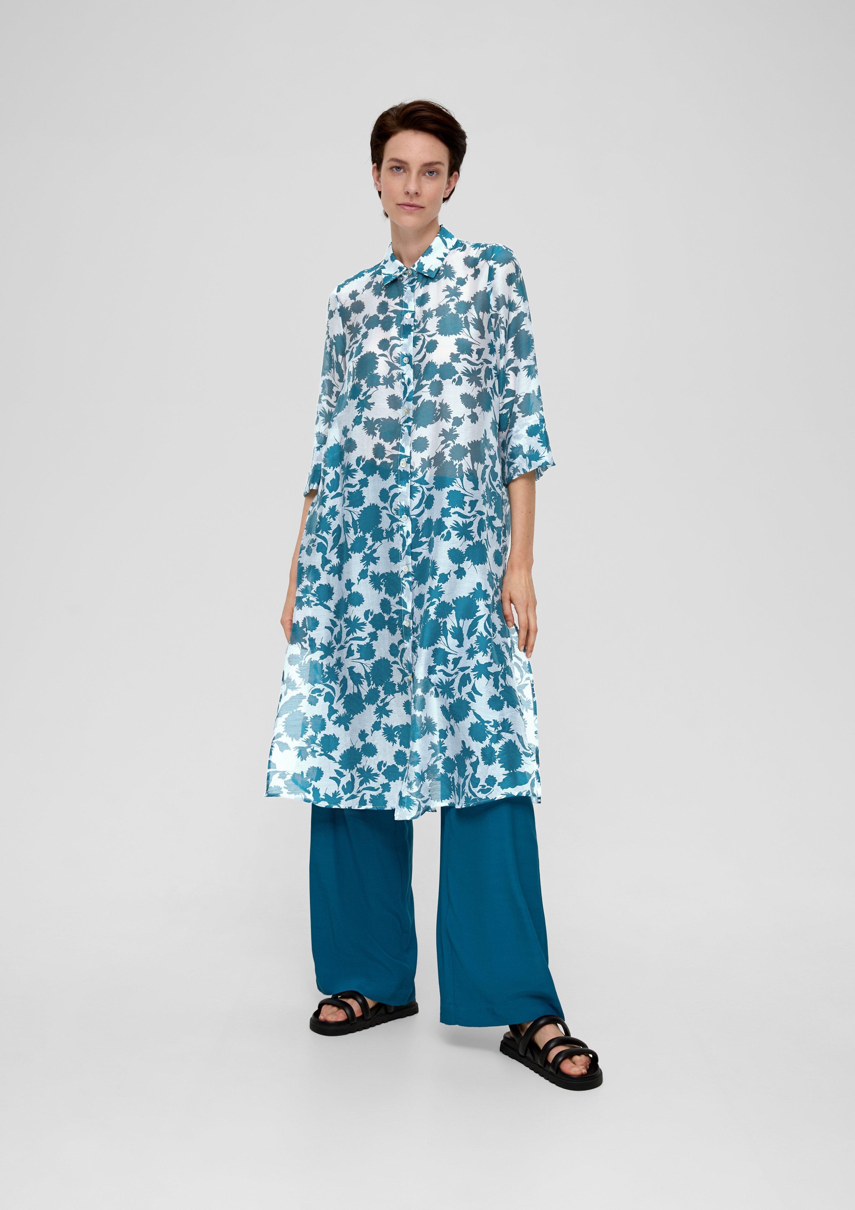 Blusenkleid aus Lyocellmix  2132099-67A2