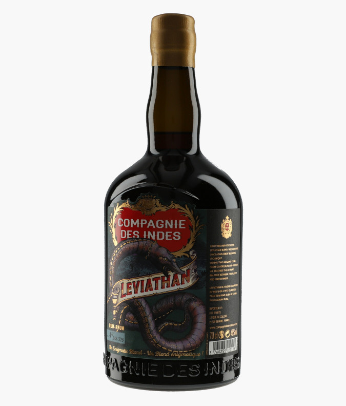 Rhum Leviathan Multi Distilleries blend 1973 Guadeloupe et 1996 Panama N.V.LA COMPAGNIE DES INDES