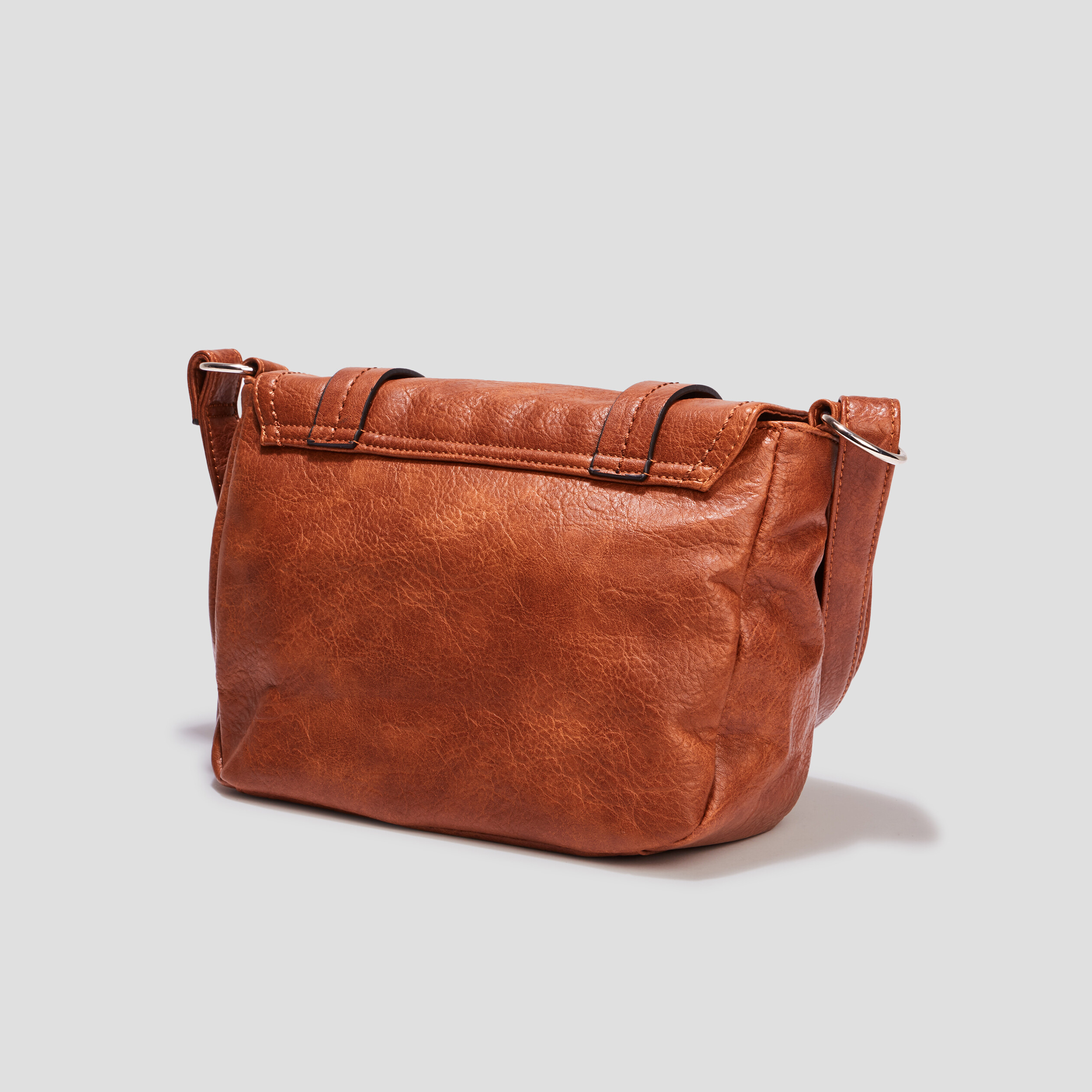 Sac cartable avec bandoulière marron cognac femme | La Halle