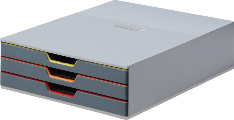 DURABLE Schubladenbox DIN A4 Mehrfarbig 24,7 x 35,6 x 9,5 cm