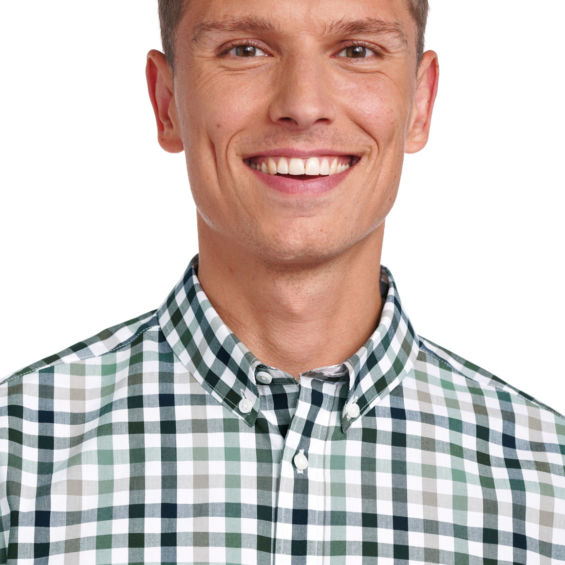 Herren Hemd im karierten Dessin