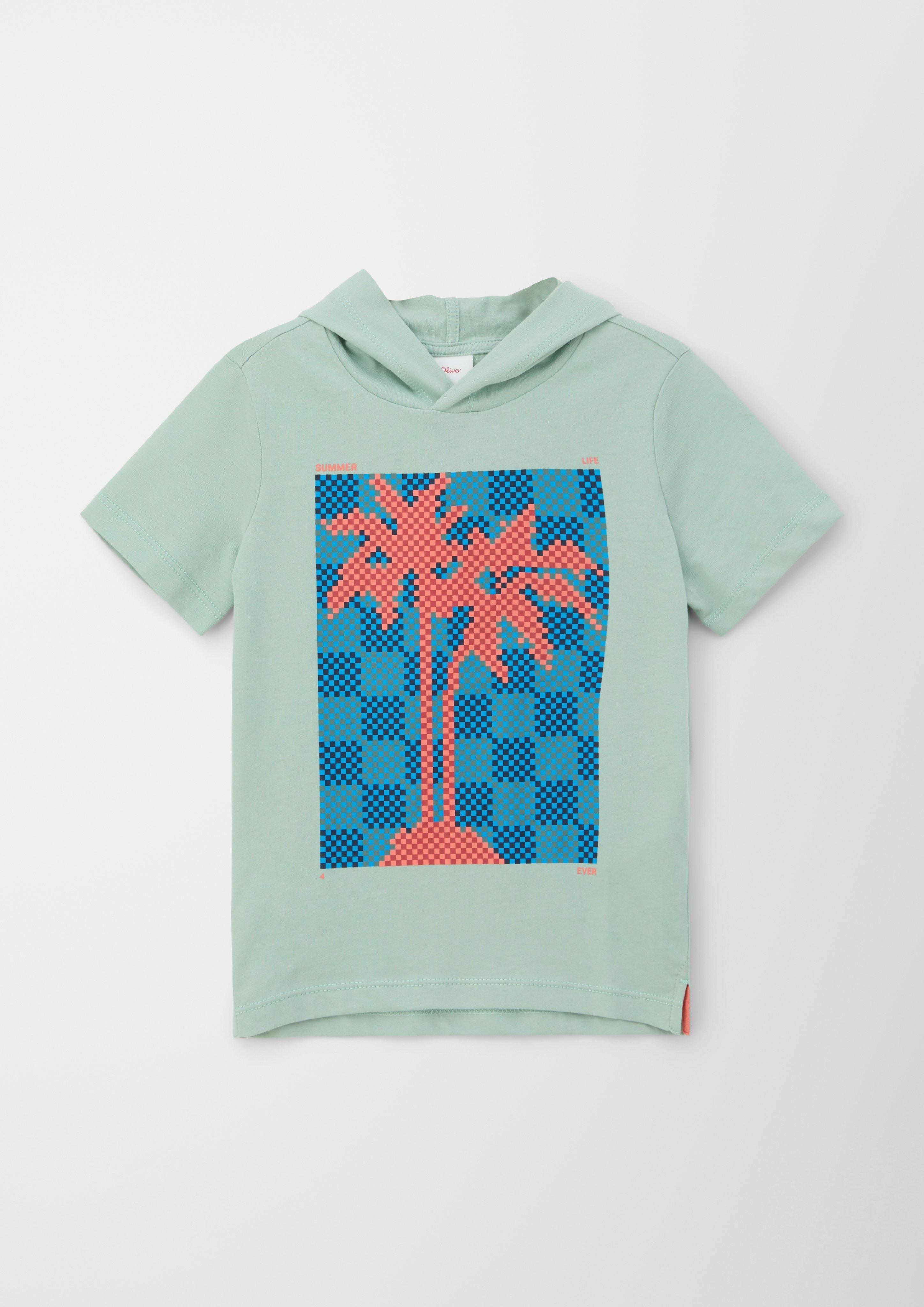Printshirt mit Kapuze  2130691-6091