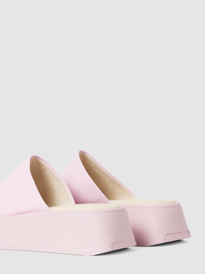 Pantolette aus echtem Leder Modell 'COURTNEY' in rosa